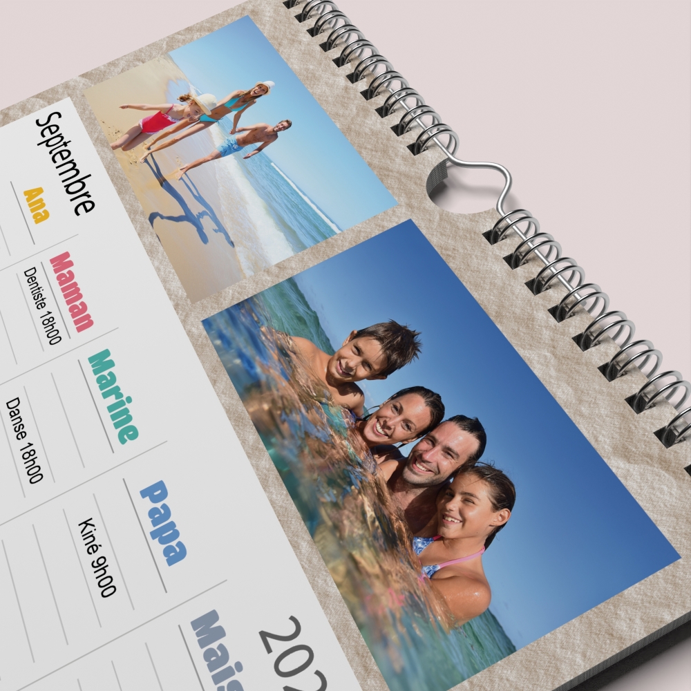 Calendrier photo familial