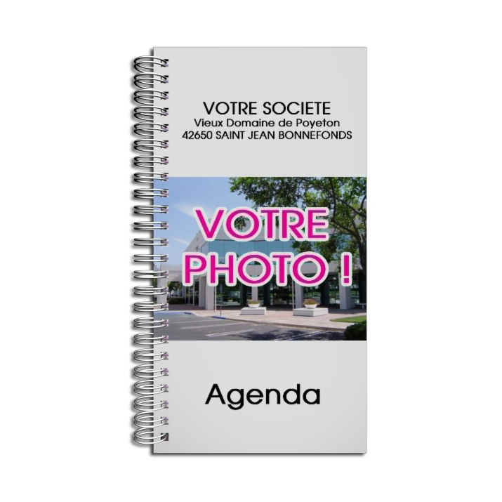 Agenda 2022 Personnalise Blanc 9 X 17 Cm Votrecalendrier Com