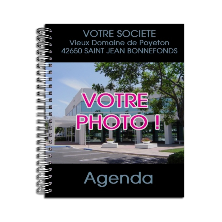 Agenda publicitaire personnalisé NOIR (21 x 27 cm) Agenda publicitaire personnalisé NOIR (21 x 27 cm)