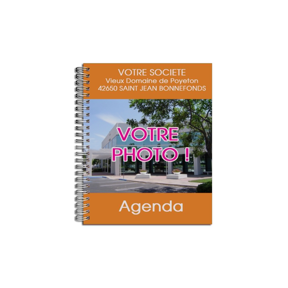 Agenda publicitaire personnalisé ORANGE (21 x 27 cm) Agenda publicitaire personnalisé ORANGE (21 x 27 cm)