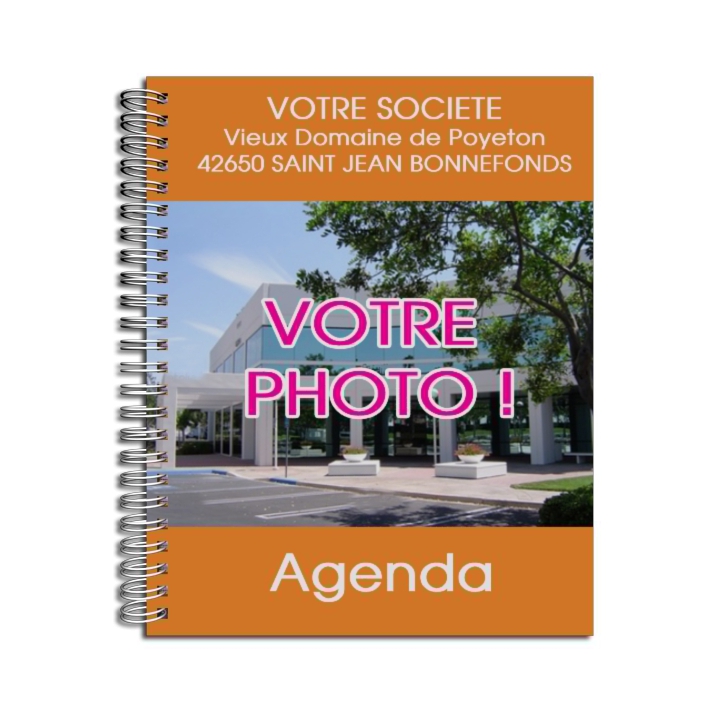 Agenda publicitaire personnalisé ORANGE (21 x 27 cm) Agenda publicitaire personnalisé ORANGE (21 x 27 cm)