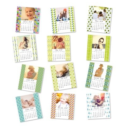 Calendriers magnetiques 12 planches