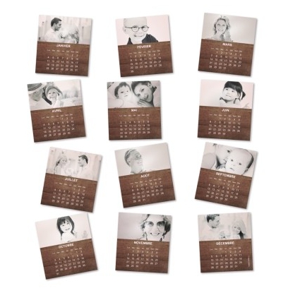 Calendriers magnetiques 12 planches