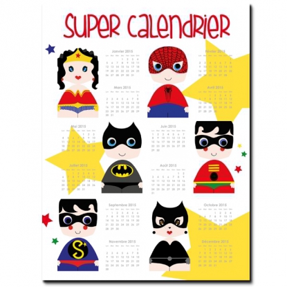 Calendrier poster photo