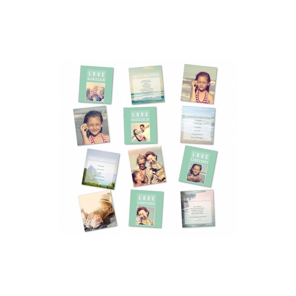 Magnets photo personnalisés