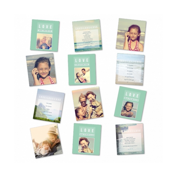 Magnets photo personnalisés