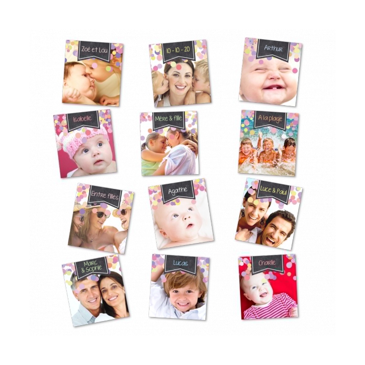 Magnets photo personnalisés