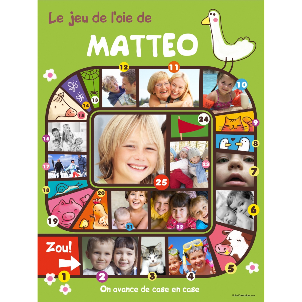 Poster photo pêle-mêle