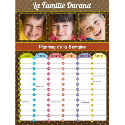 Poster photo pêle-mêle
