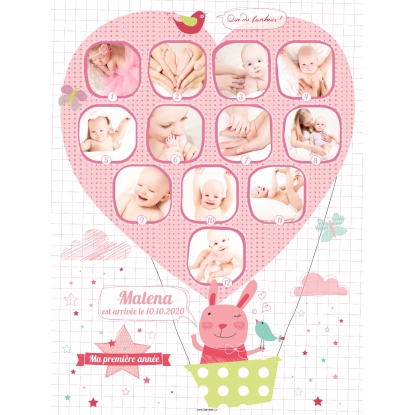 Poster photo pêle-mêle