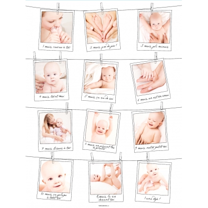 Poster photo pêle-mêle