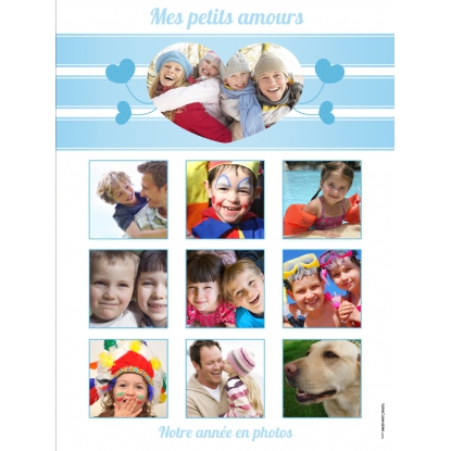 Poster photo pêle-mêle