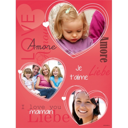 Poster photo pêle-mêle