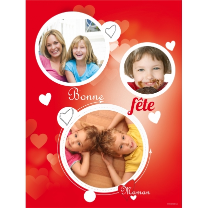 Poster photo pêle-mêle
