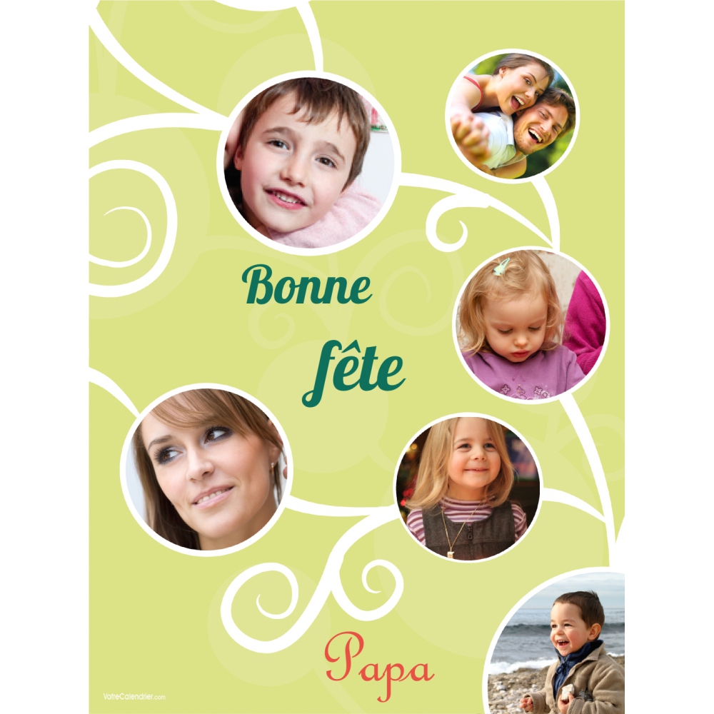 Poster photo pêle-mêle