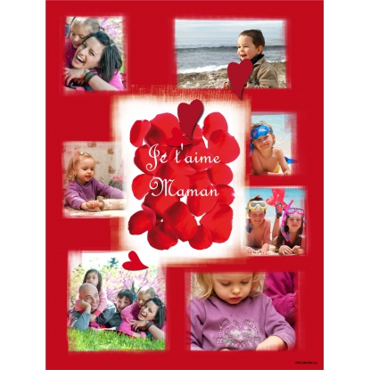 Poster photo pêle-mêle