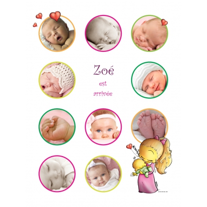 Poster photo pêle-mêle