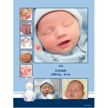 Poster photo pêle-mêle