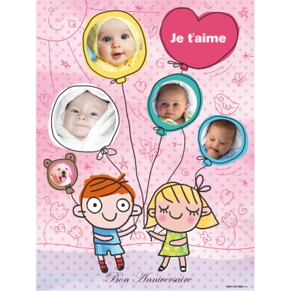 Poster photo pêle-mêle