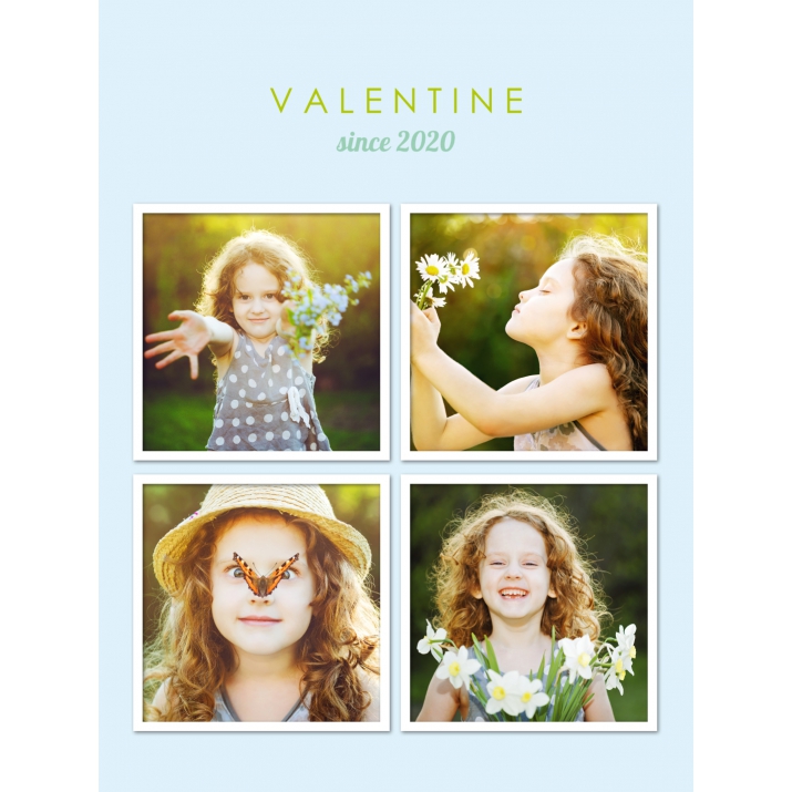 Poster photo pêle-mêle