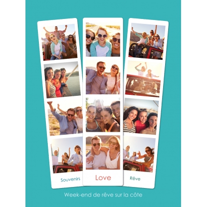 Poster photo pêle-mêle