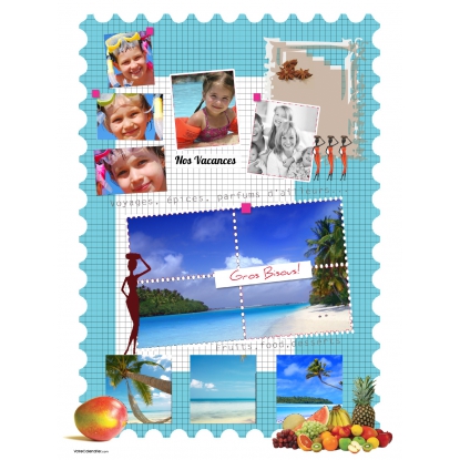 Poster photo pêle-mêle