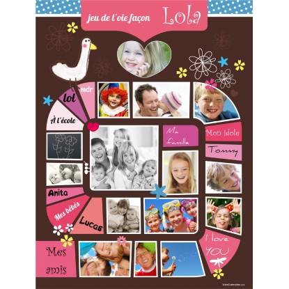 Poster photo pêle-mêle