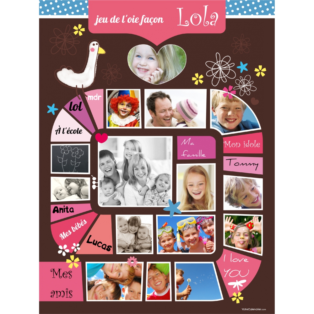 Poster photo pêle-mêle