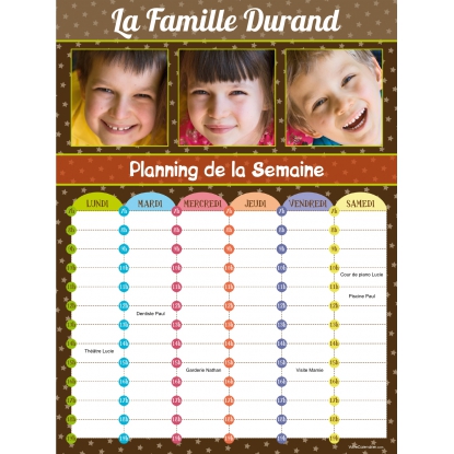 Poster photo pêle-mêle