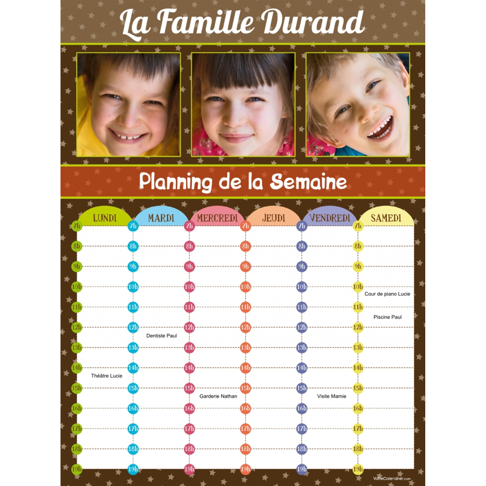 Poster photo pêle-mêle