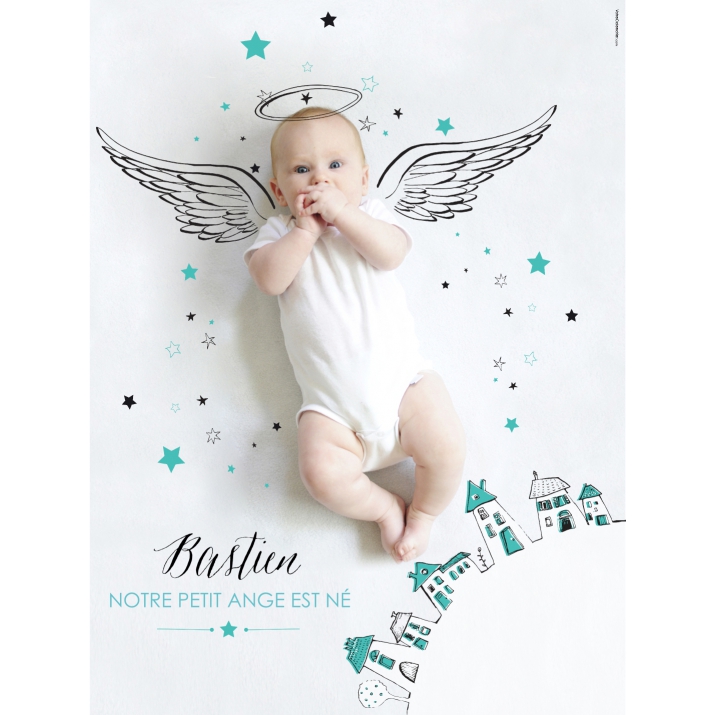 Poster photo pêle-mêle