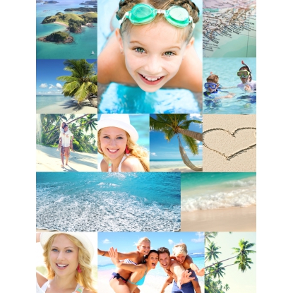 Poster photo pêle-mêle