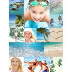 Poster photo pêle-mêle