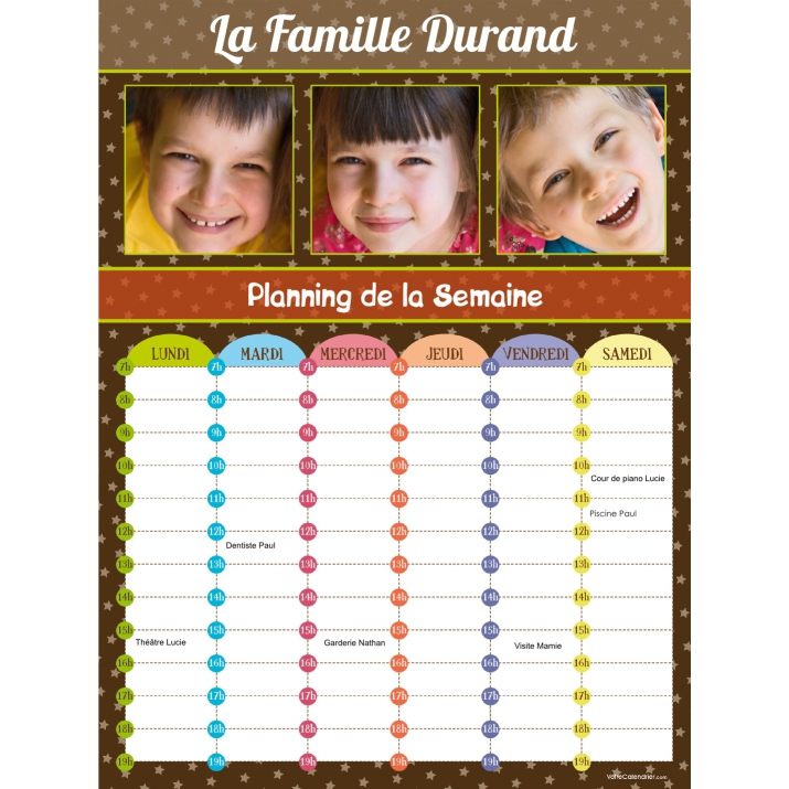 Poster photo pêle-mêle Poster photo pêle-mêle