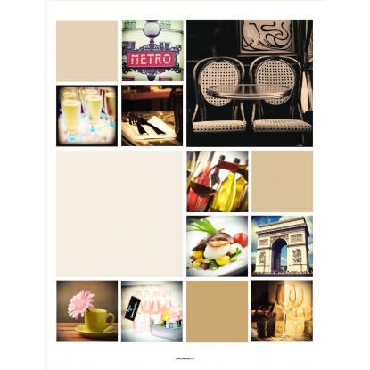 Poster photo magnet