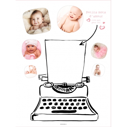 Poster photo magnet