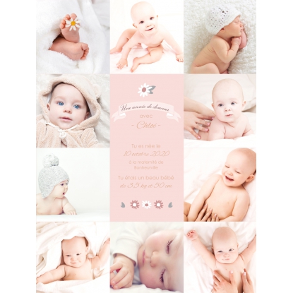 Poster photo magnet