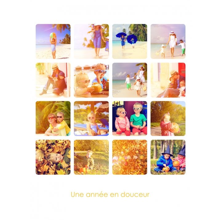 Poster photo pêle-mêle Poster photo pêle-mêle