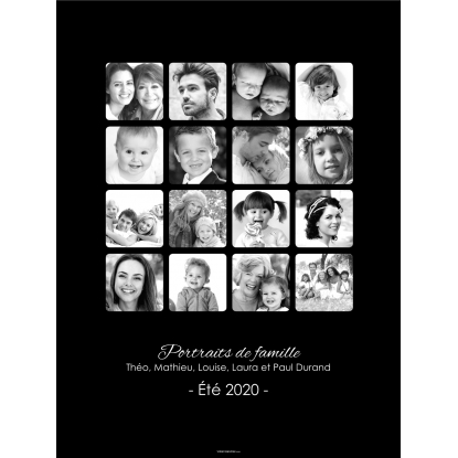 Poster photo magnet
