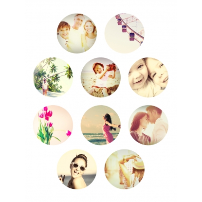 Poster photo magnet