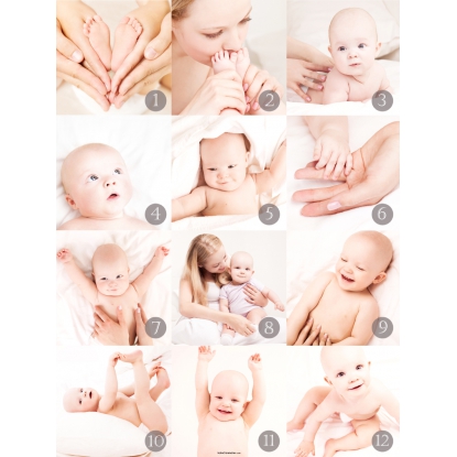 Poster photo magnet