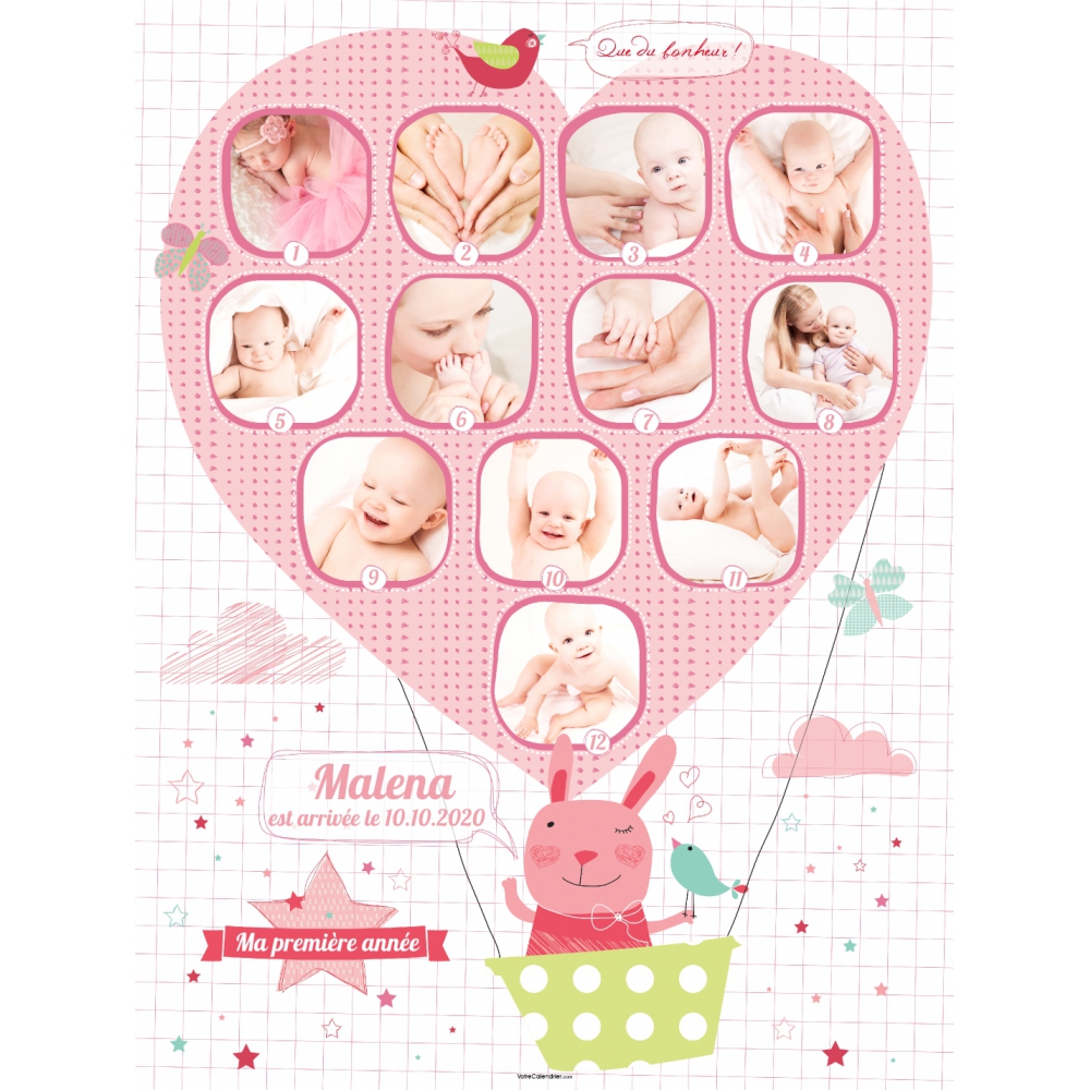 Poster photo pêle-mêle