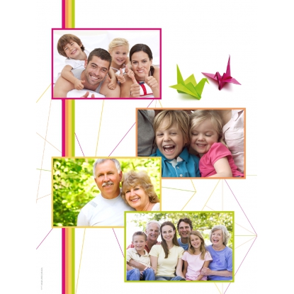 Poster photo magnet