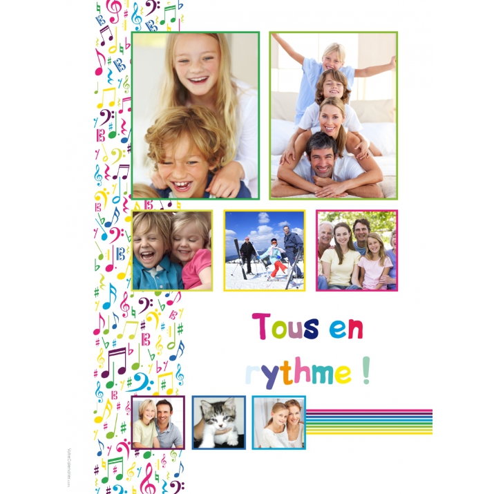 Poster photo pêle-mêle Poster photo pêle-mêle