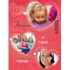 Poster photo pêle-mêle