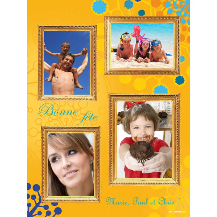 Poster photo pêle-mêle Poster photo pêle-mêle