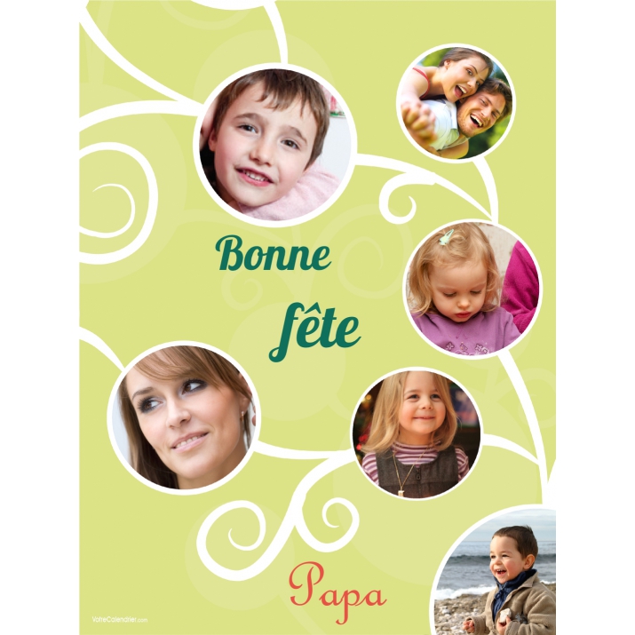 Poster photo pêle-mêle Poster photo pêle-mêle