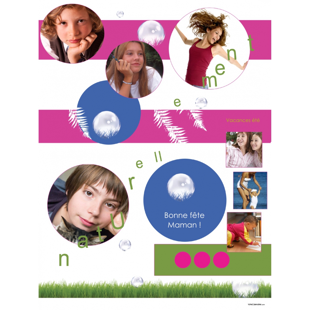 Poster photo pêle-mêle