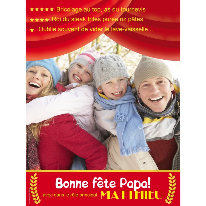 Poster photo pêle-mêle Poster photo pêle-mêle