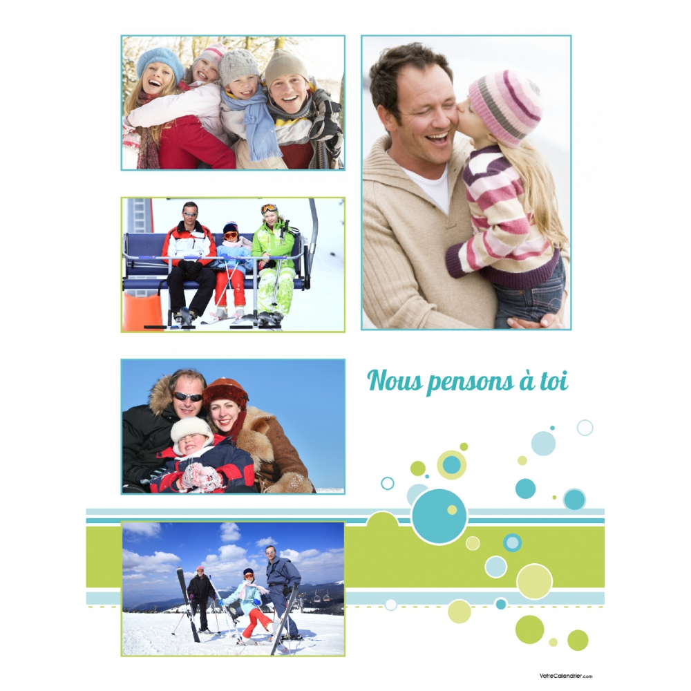 Poster photo pêle-mêle